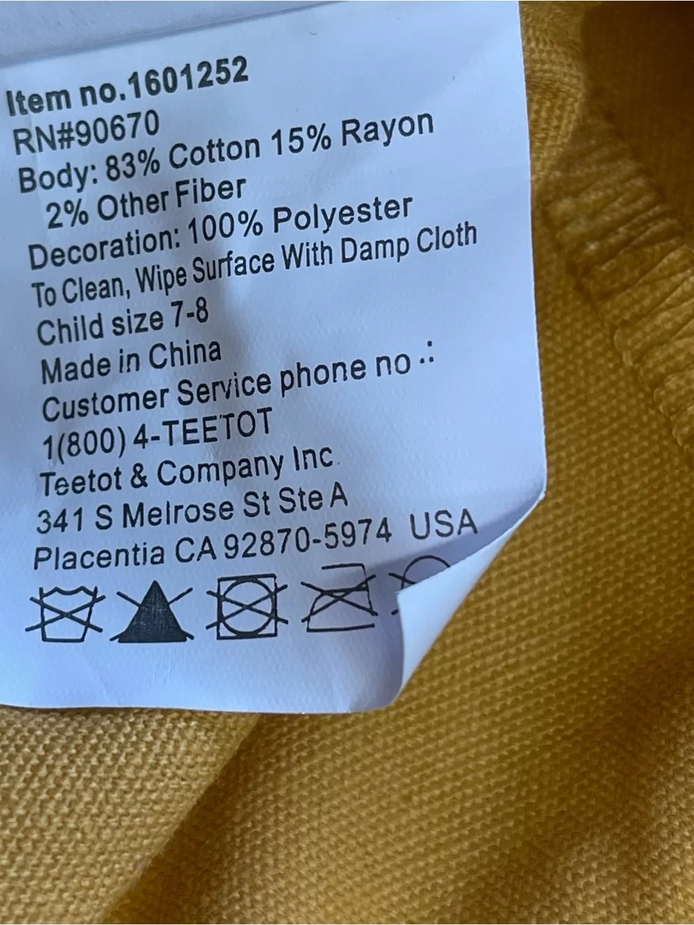 Teetot Co Jr Firefighter Kids Costume Jacket Pants Tan Reflective Size 7-8